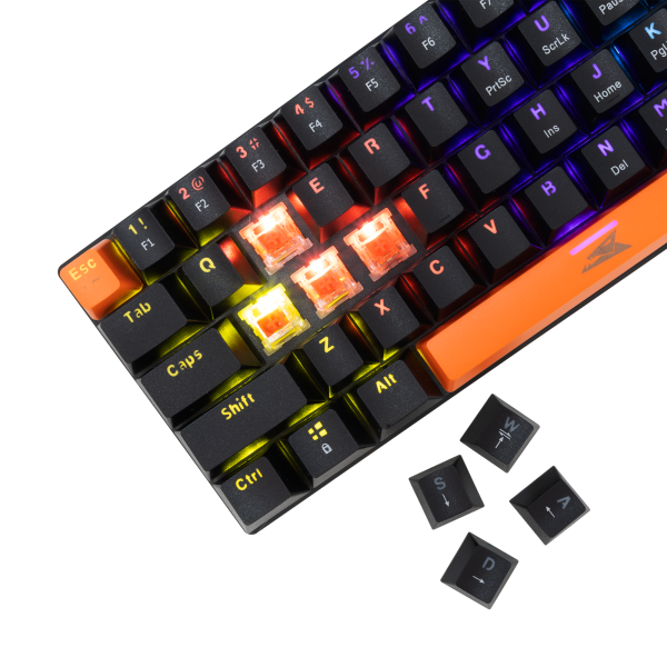 Baracuda TIPKOVNICA BGK-03111 DOLPHIN Crna - Mehanicka / US-CRVENI.SW. - Slika 4