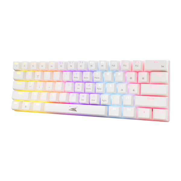 Baracuda TIPKOVNICA BGK-03211 DOLPHIN Bijela-Mehanicka / US - CRVENI.SW. - Slika 2