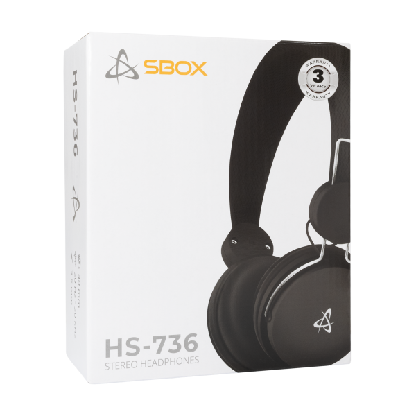 SBOX SLUŠALICE HS-736 Crne - Slika 3
