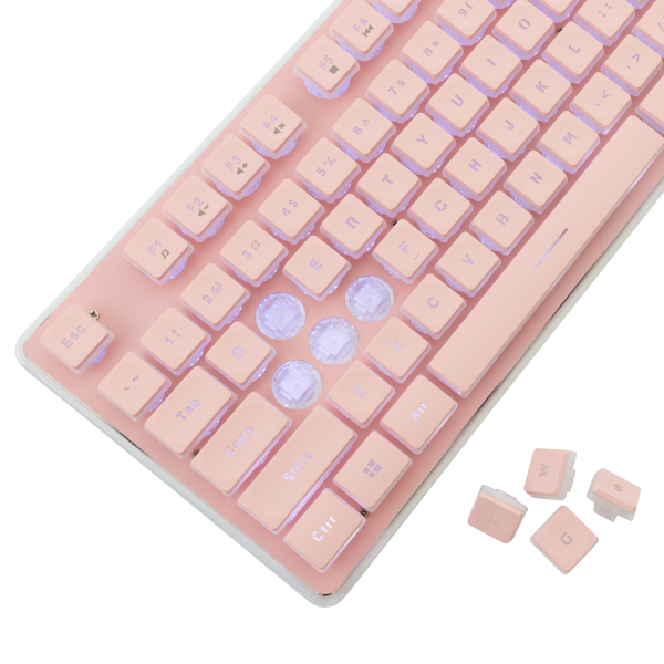 White Shark Tipkovnica GK-003441 TACHI-Roza-US - Slika 4