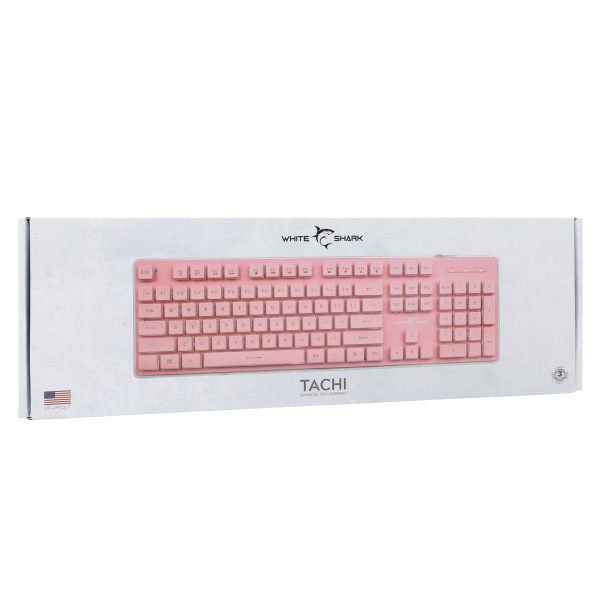 White Shark Tipkovnica GK-003441 TACHI-Roza-US - Slika 7