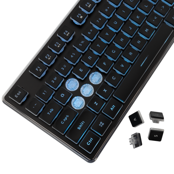 White Shark Tipkovnica GK-003141 TACHI-Crna-US - Slika 4