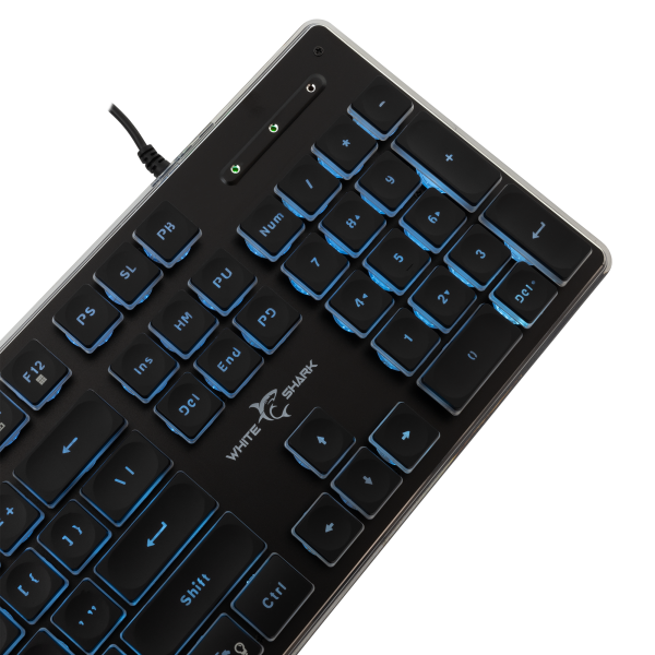 White Shark Tipkovnica GK-003141 TACHI-Crna-US - Slika 5