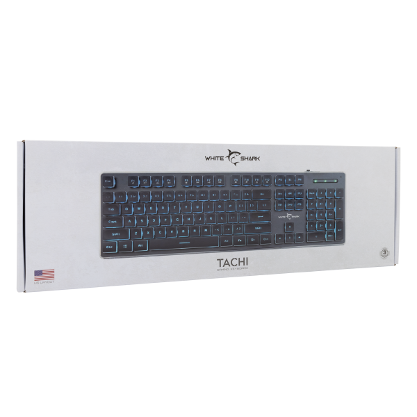 White Shark Tipkovnica GK-003141 TACHI-Crna-US - Slika 7