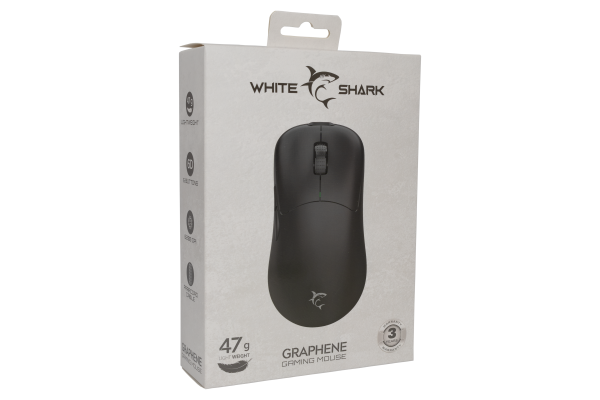 White Shark MIŠ GM-5014 GRAPHENE / 12.400 DPI - Crni - Slika 7