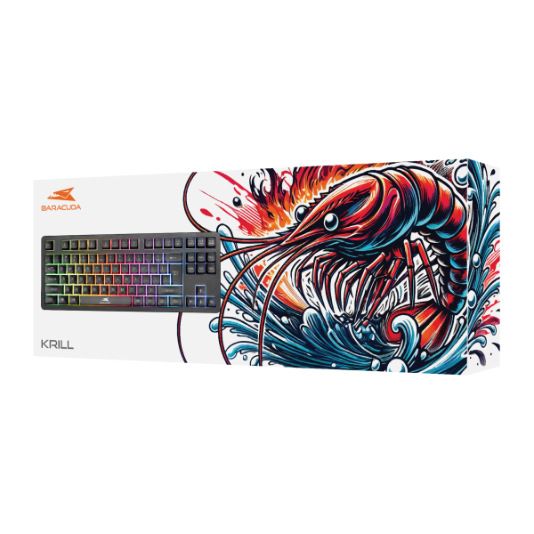 KRILL-BLACK-28629 Baracuda TIPKOVNICA BGK-01114 KRILL Crna / US - Slika 6