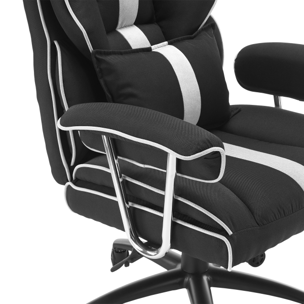 White Shark GAMING STOLICA LE MANS Crno/bijela - Slika 3