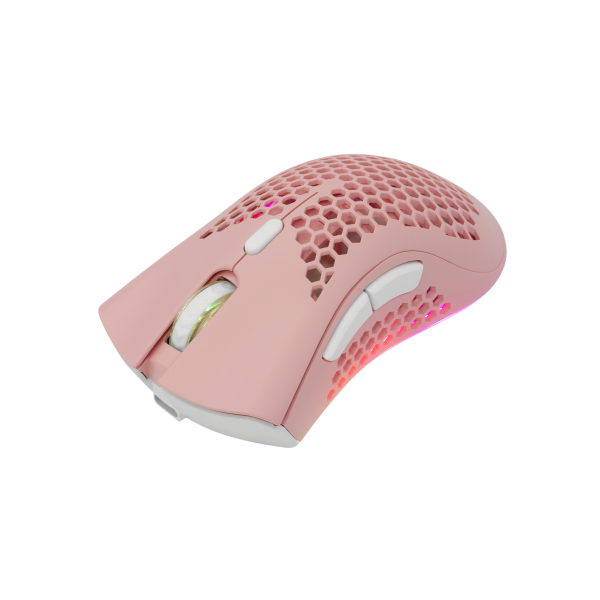 White Shark MIŠ WGM-5012 LIONEL / 10.000 DPI - Pink / Wireless - Slika 3