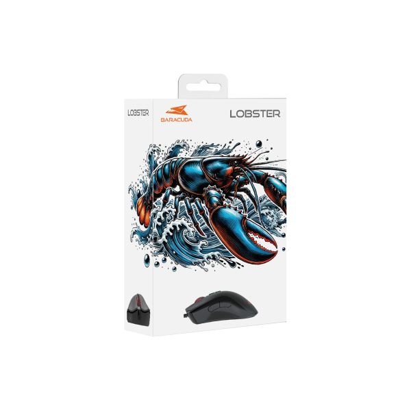 Baracuda MIŠ BGM-081 LOBSTER Crni - Slika 6