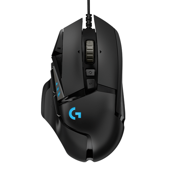 Logitech G502 HERO gaming miš, crni