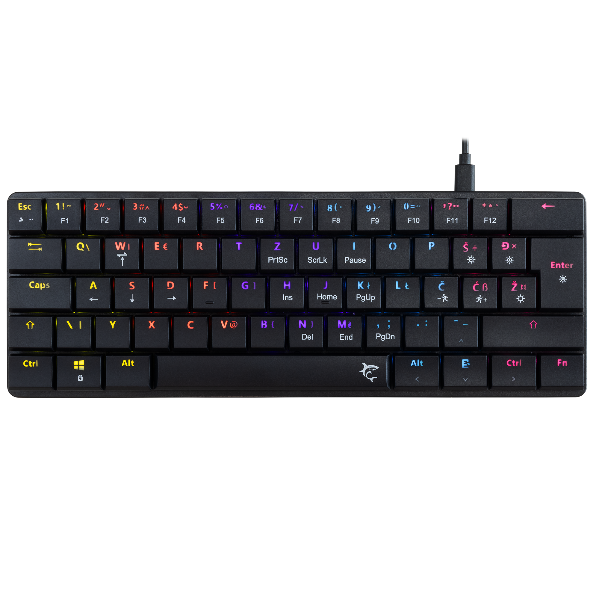 White Shark TIPKOVNICA GK-006112 NAGAMAKI Crna-Mehanicka / HR-RED.SW