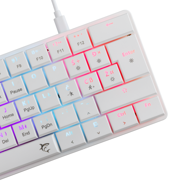 White Shark TIPKOVNICA GK-006212 NAGAMAKI Bijela-Mehanicka / HR-RED.SW - Slika 5