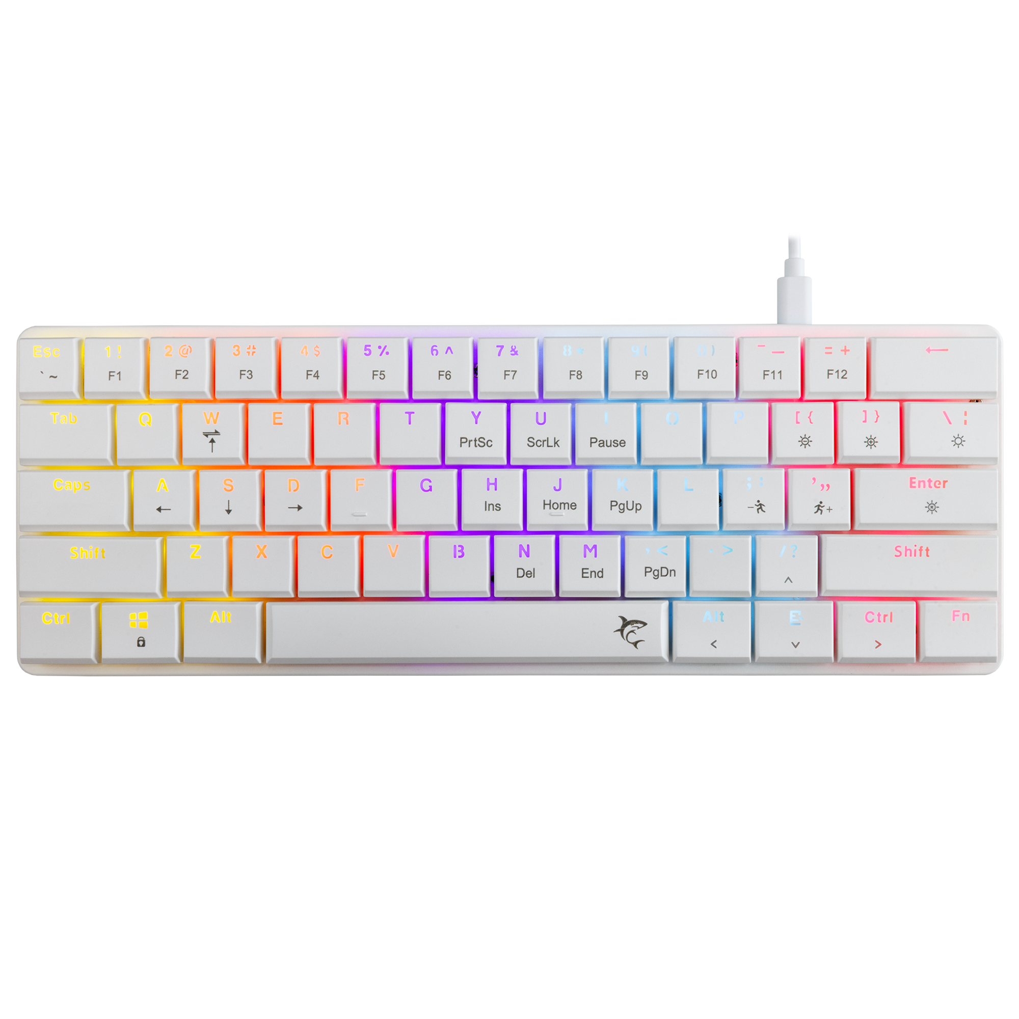 White Shark TIPKOVNICA GK-006211 NAGAMAKI Bijela-Mehanicka-RED.SW