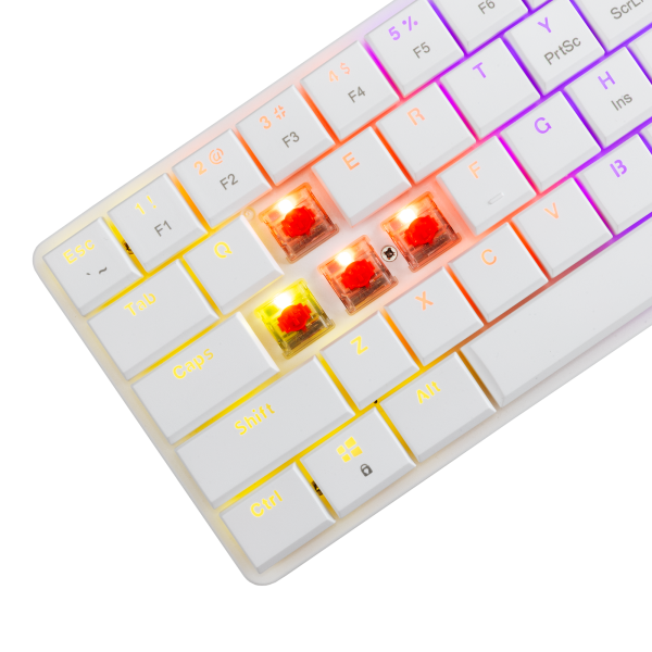 White Shark TIPKOVNICA GK-006211 NAGAMAKI Bijela-Mehanicka-RED.SW - Slika 4