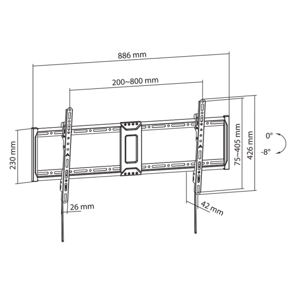 PLB-5948T-2-28629 ZIDNI STALAK SBOX PLB-5948T-2 - Slika 6