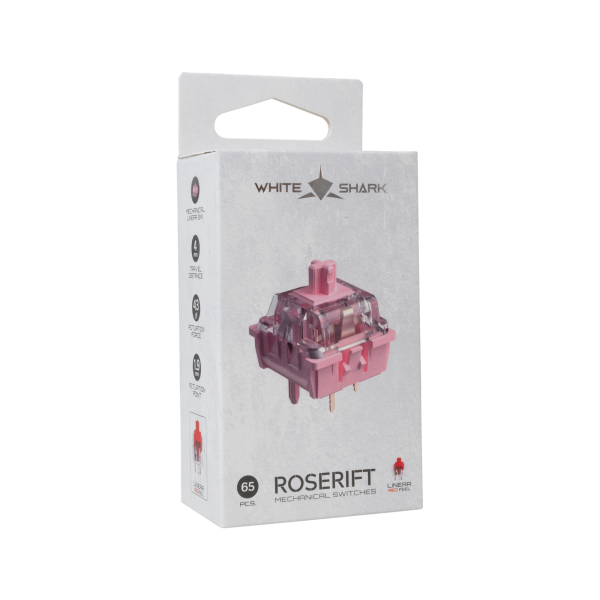 ROSERIFT65-28529 WHITE SHARK MEHANIČKI PREKIDAČ ZA TIPKOVNICU ROSERIFT - 65 KOM - Slika 5