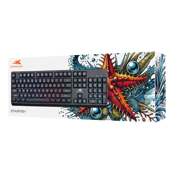 STARFISH-28629 Baracuda TIPKOVNICA BGK-02114 STARFISH Crna / US - Slika 6