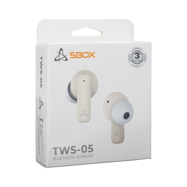 EARBUDS Slušalice + mikrofon SBOX Bluetooth EB-TWS05 Bež - Slika 7