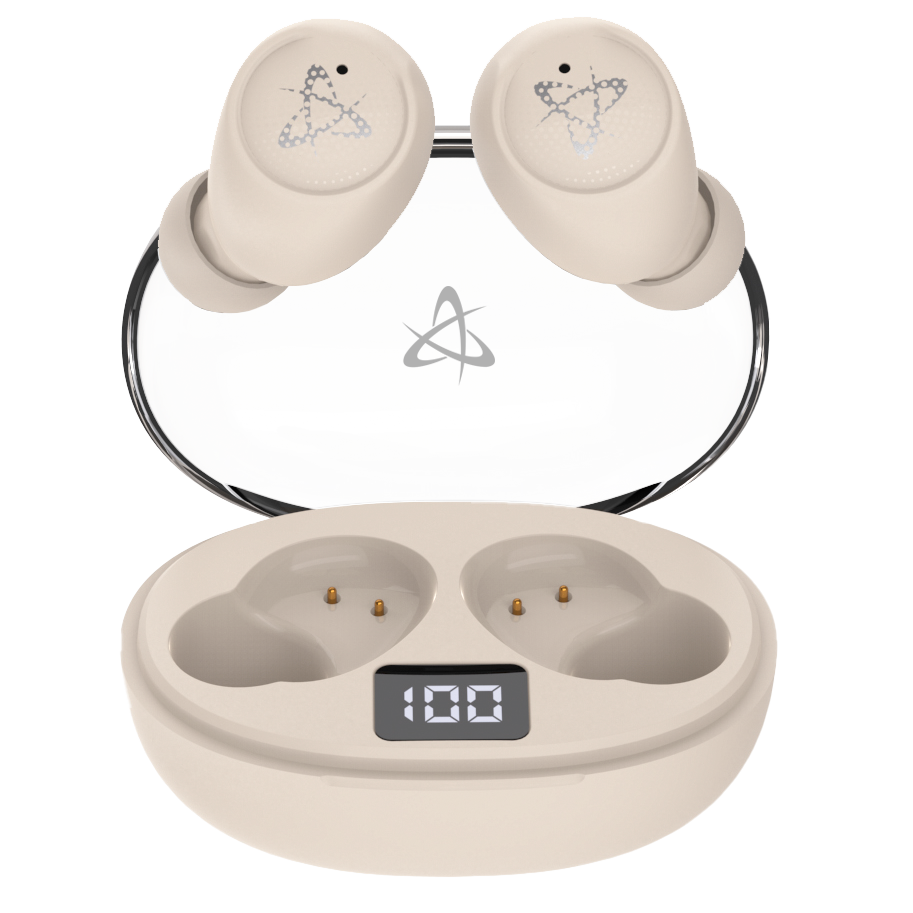 TWS115BEIGEe-28129 EARBUDS Slušalice + mikrofon SBOX Bluetooth EB-TWS115 Bež - Slika 1