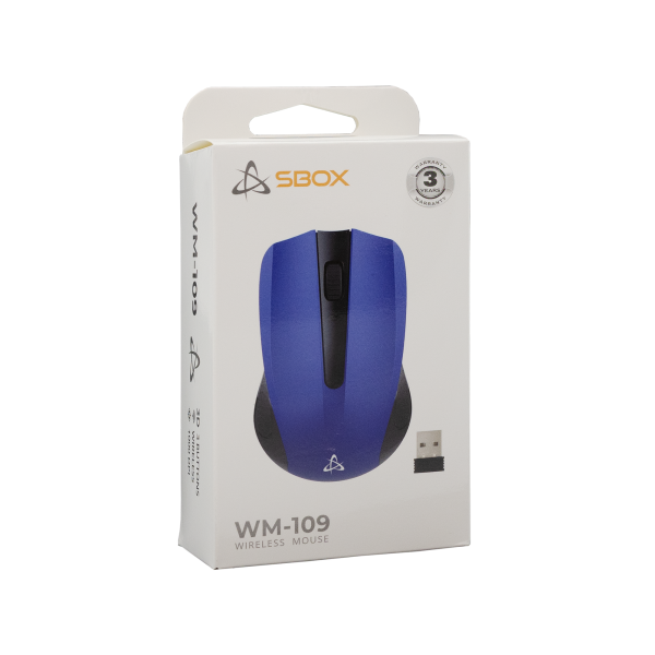 MIŠ SBOX WM-109 Plavi / Bežični - Slika 6