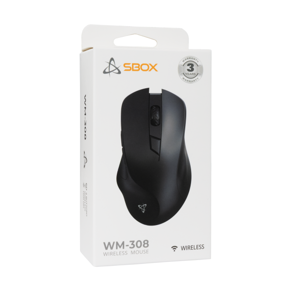 MIŠ SBOX WM-308 Crni Bežični - Slika 6