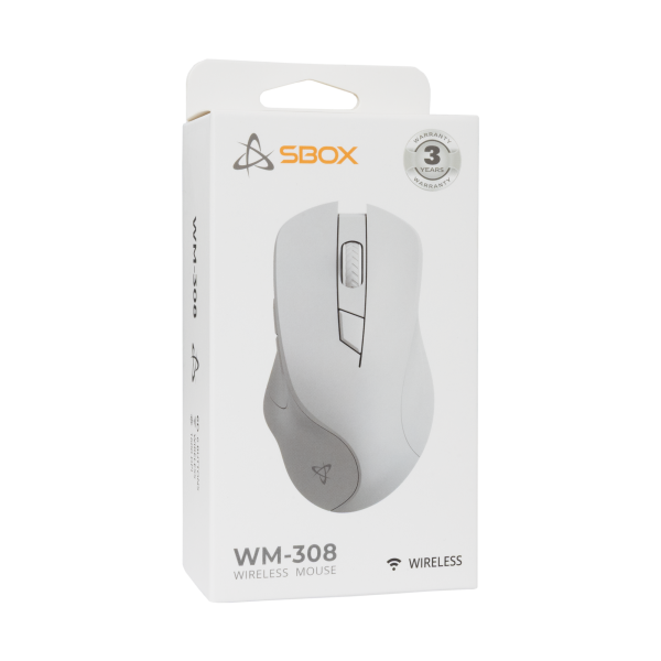 MIŠ SBOX WM-308 Bijeli Bežicni - Slika 6