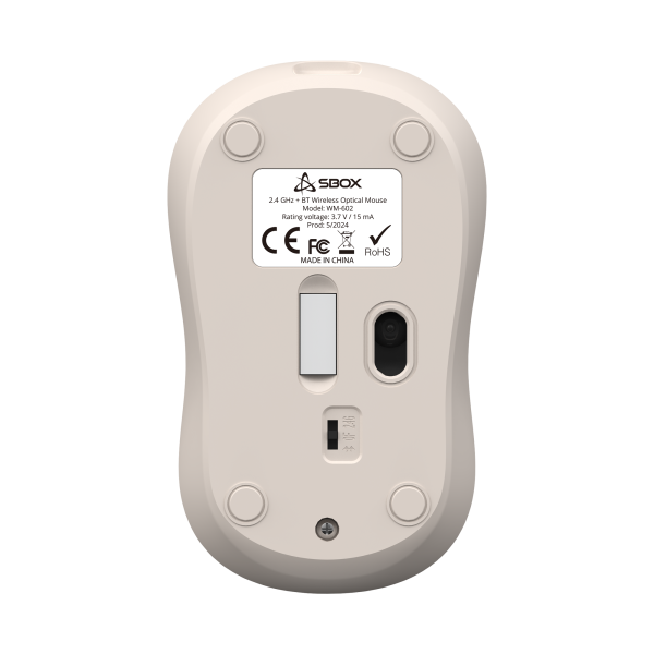 MIŠ SBOX WM-602 Bež Bežični - Slika 5