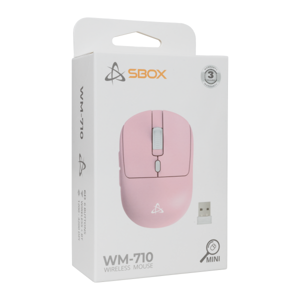 MIŠ SBOX WM-710 Rozi Bežicni - Slika 6