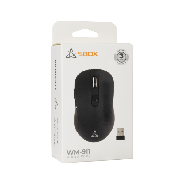 SBOX BEŽIČNI MIŠ WM-911 Crni - Slika 3