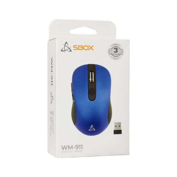 SBOX BEŽIČNI MIŠ WM-911 Plavi - Slika 3