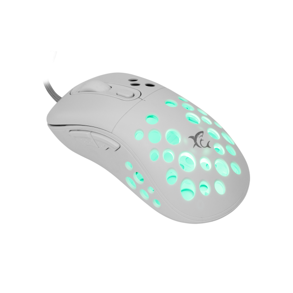 White Shark MIŠ GM-5013 AZRAEL / 12.800 DPI - Bijeli - Slika 3