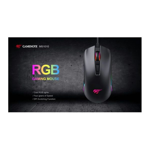 HAVIT GAMENOTE MIŠ LED HV-MS1010 RGB USB - Slika 5