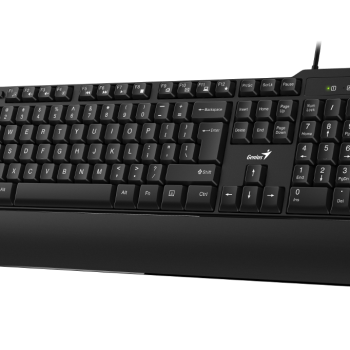 Genius KB-100XP, žična tipkovnica, oslonac, USB