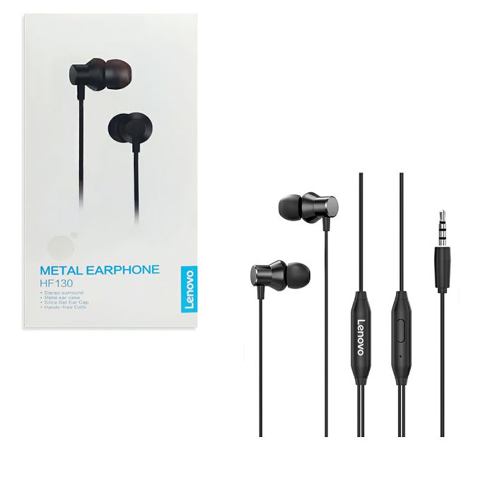 LENOVO SLUŠALICE HANDSFREE HF130 crna