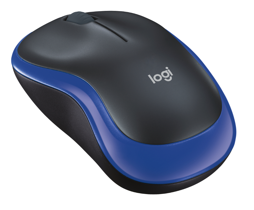 Logitech M185 bežični optički miš, plava