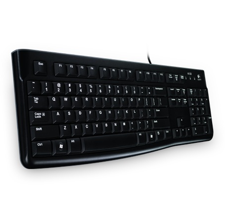 Logitech K120 žičana tipkovnica, crna, OEM