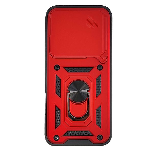 MM TPU HONOR 400 LITE - ANTI-SHOCK WITH RING crvena