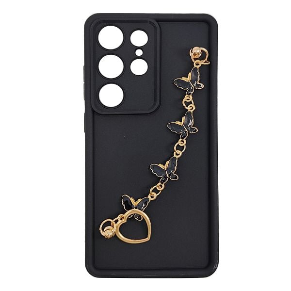 MM TPU SAM GALAXY S25 ULTRA - SILICONE CANDY WRIST STRAP Bl Butterfly