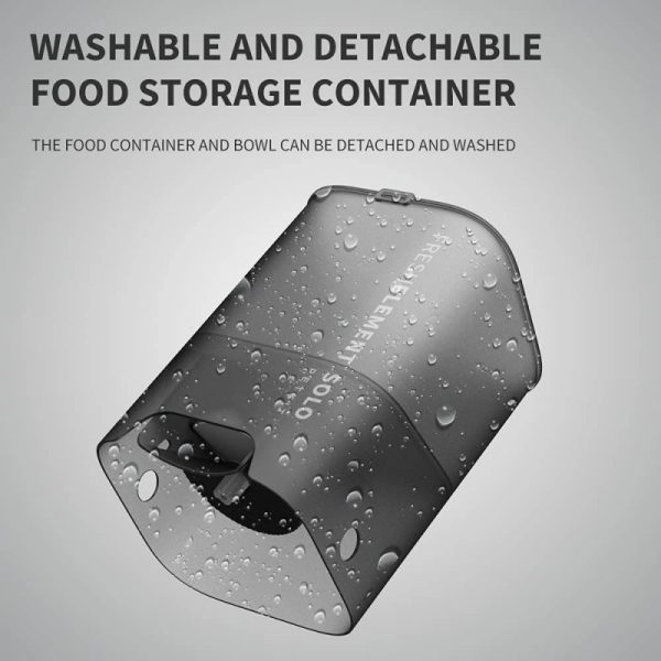 Petkit fresh element solo pametna hranilica za ljubimce siva 3l