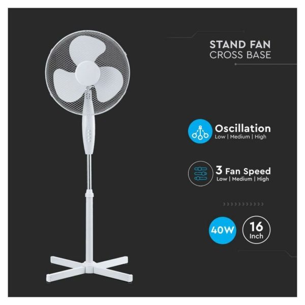 Podni ventilator 40W s postoljem - Slika 4