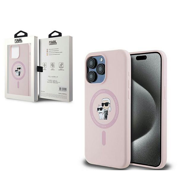 TPU Karl Lagerfeld maska za iPhone 15 Pro Max KLHMP15XSCMKCRHP