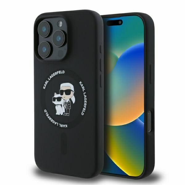 TPU Karl Lagerfeld maska za iPhone 16 Pro Max KLHMP16XSCMKCRHK
