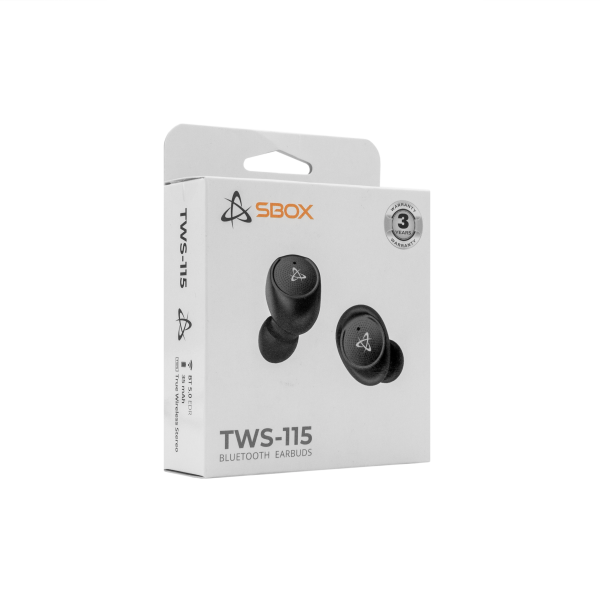 EARBUDS Slušalice + mikrofon SBOX Bluetooth EB-TWS115 Crne - Slika 5