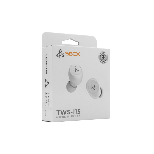 EARBUDS Slušalice + mikrofon SBOX Bluetooth EB-TWS115 Bijele - Slika 5