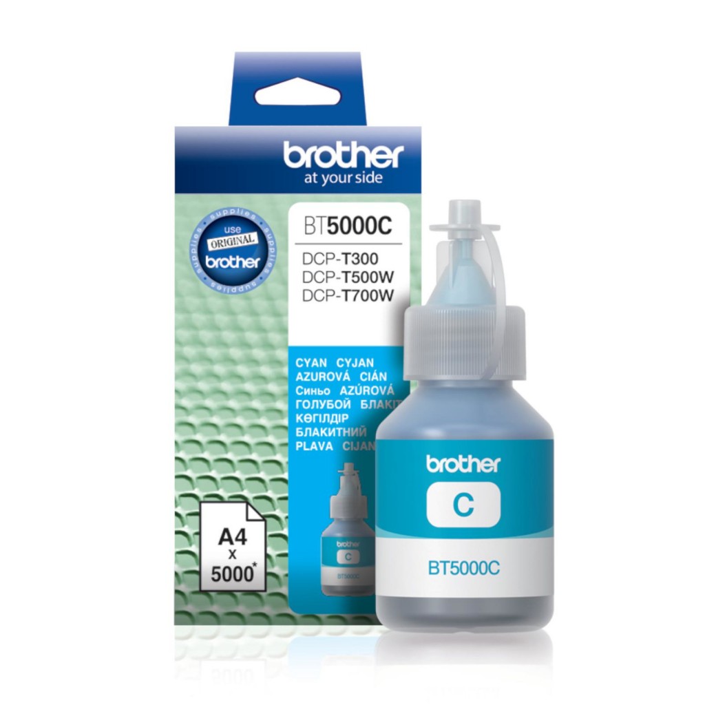 Tinta Brother BT5000C cyan 5k