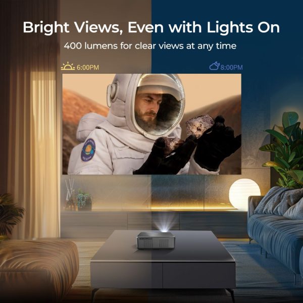 Projektor Vankyo + Projekcijsko platno  V700G - FULL HD - 1080p - 400 ANSI - Slika 6