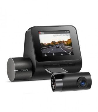 70mai dash cam a200 set sa straznjom kamerom siva