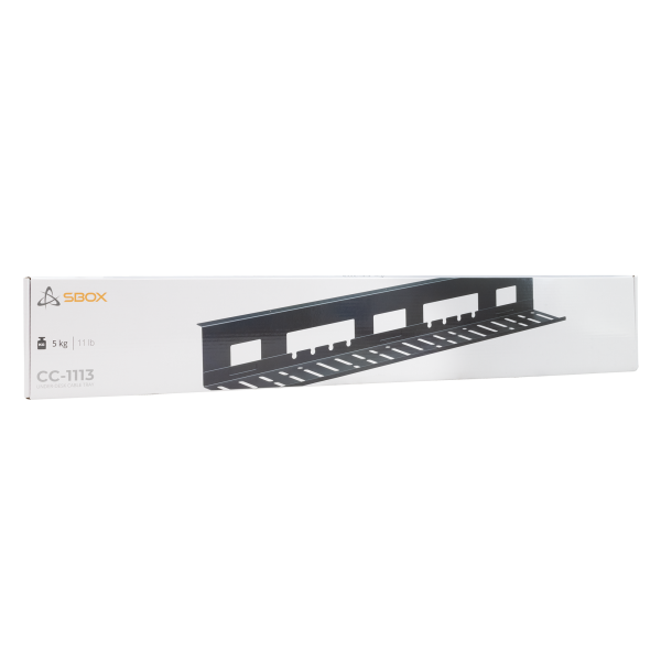 CABLE MANAGEMENT SBOX CC-1113 Crni - Slika 5