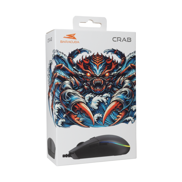 Baracuda MIŠ BGM-111 CRAB CRNI / 3200 dpi - Slika 8