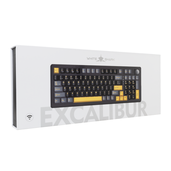 White Shark PL TIPKOVNICA GK-007151 EXCALIBUR Crna / US - Slika 10